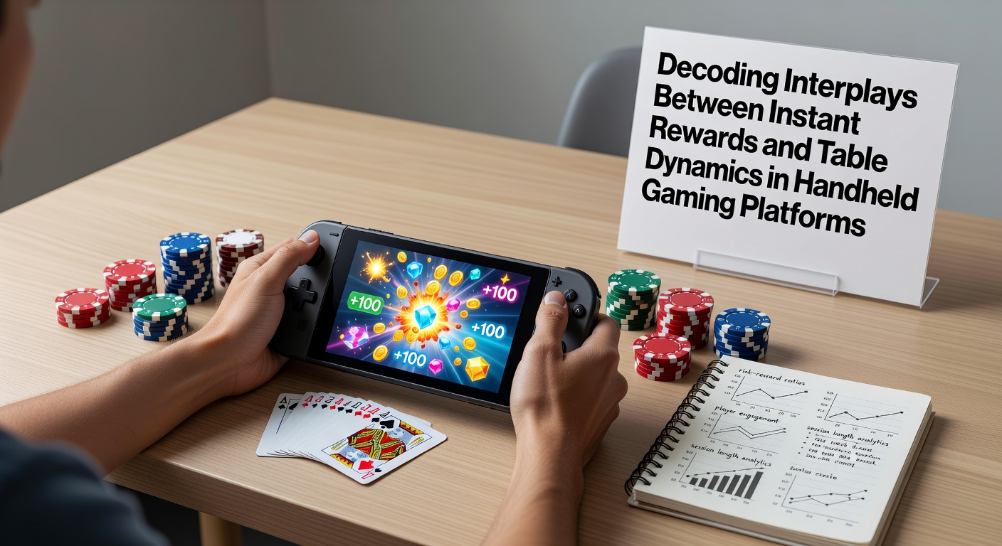 Darstellung mobiler Gaming-Plattformen mit Fokus auf Instant-Belohnungen und Tischspiele