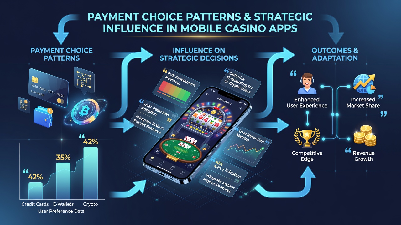 Darstellung von Transaktionsflüssen und strategischen Entscheidungspunkten in mobilen Glücksspiel-Umgebungen